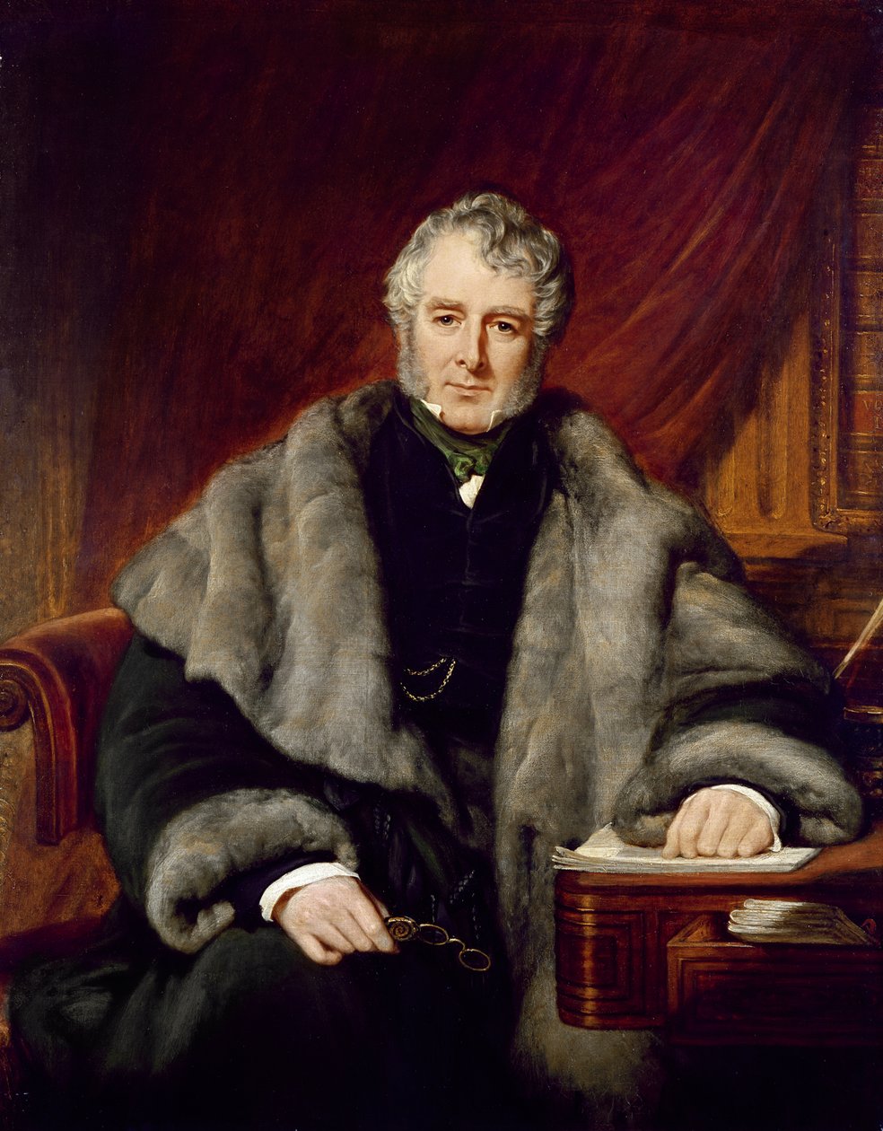 William Lamb, 2. Vikont Melbourne, 1844 by John Partridge