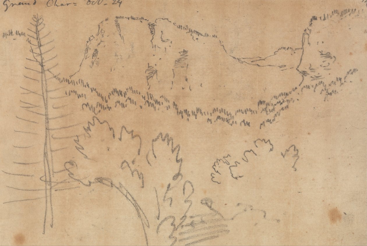 Büyük Chartreuse, 24 Ekim by John Robert Cozens