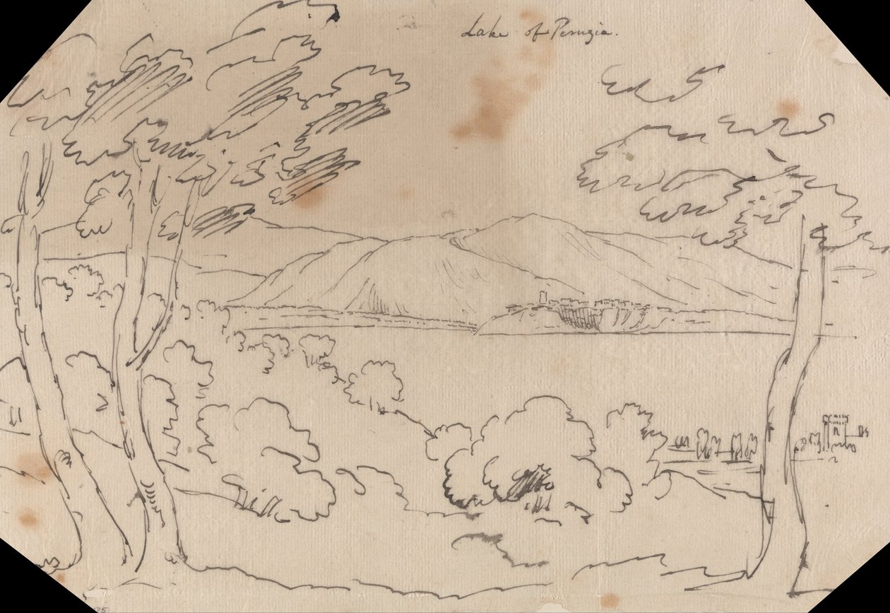 Perugia Gölü by John Robert Cozens