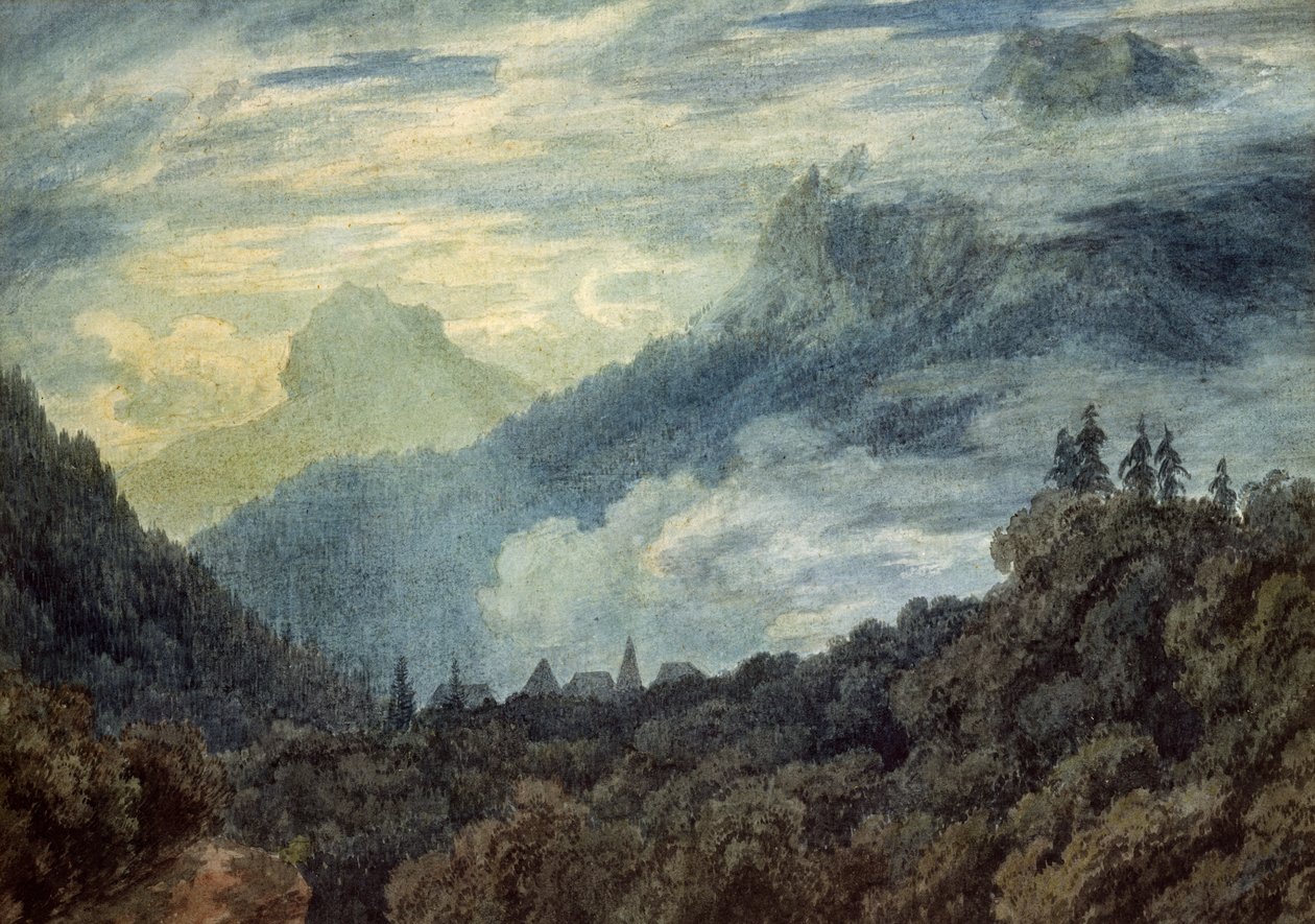 Büyük Chartreuse by John Robert Cozens