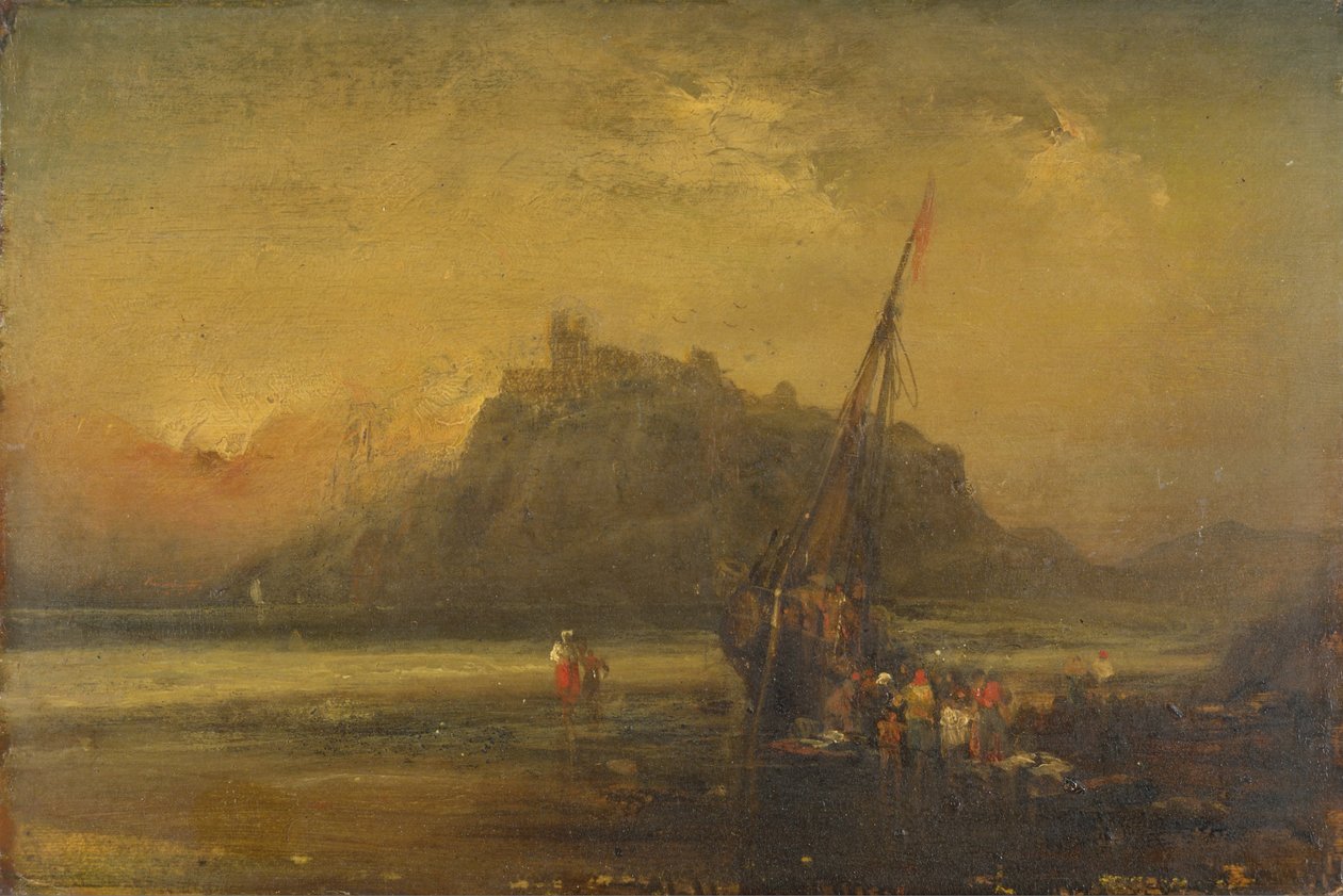 plaj sahnesi by John Sell Cotman