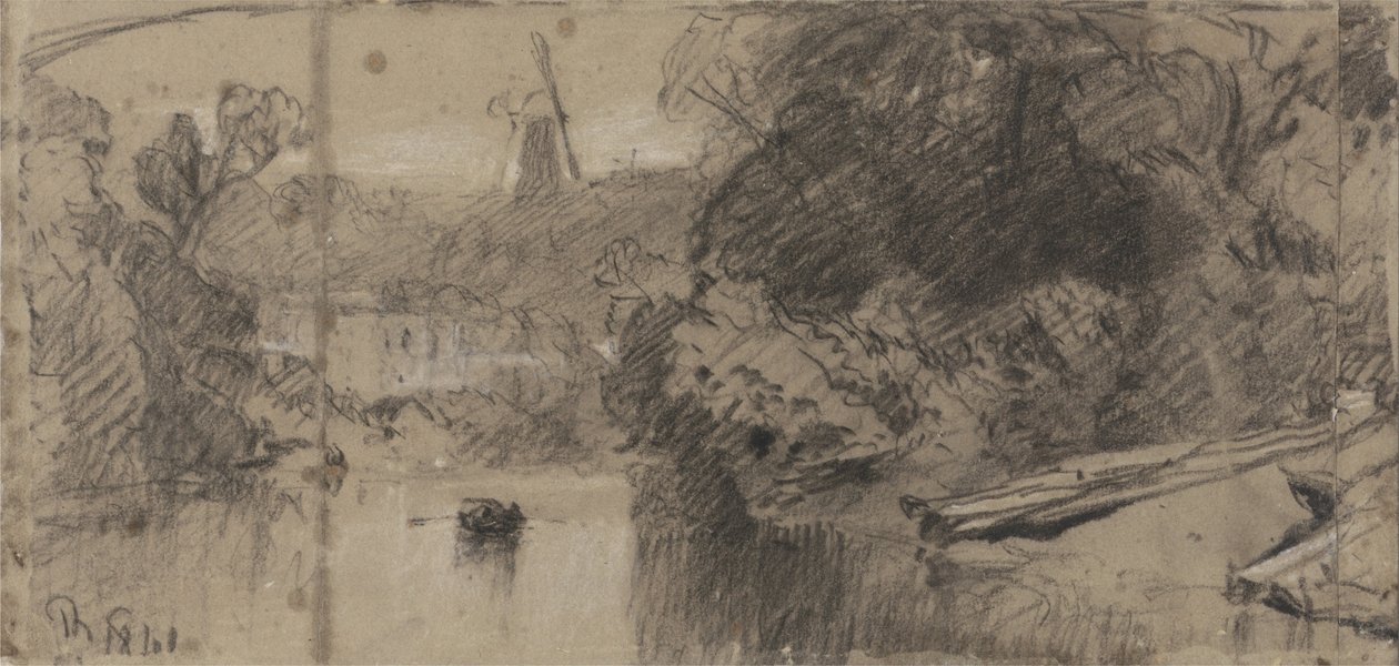 Nehir Manzarası, Muhtemelen Thorpe, Norfolk yakınlarında by John Sell Cotman