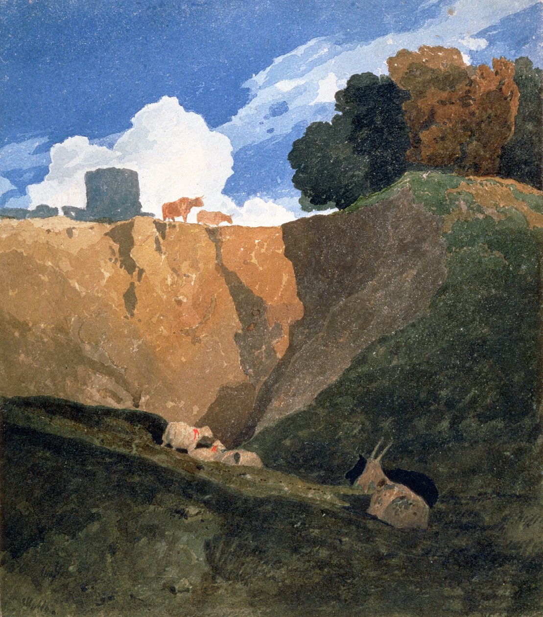 Marl Çukuru, c.1809-10 by John Sell Cotman