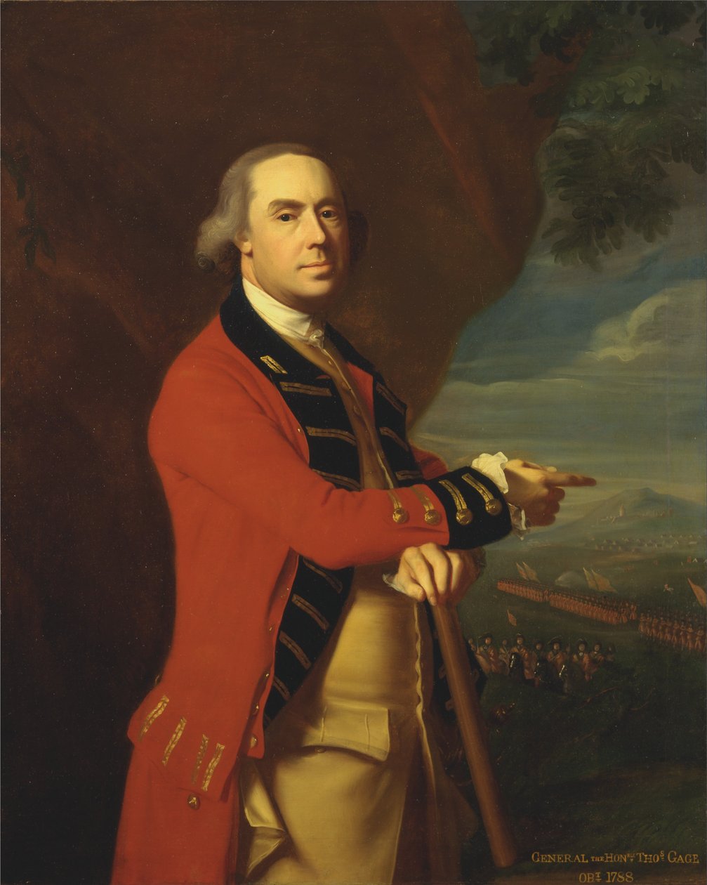 Genel Thomas Gage by John Singleton Copley