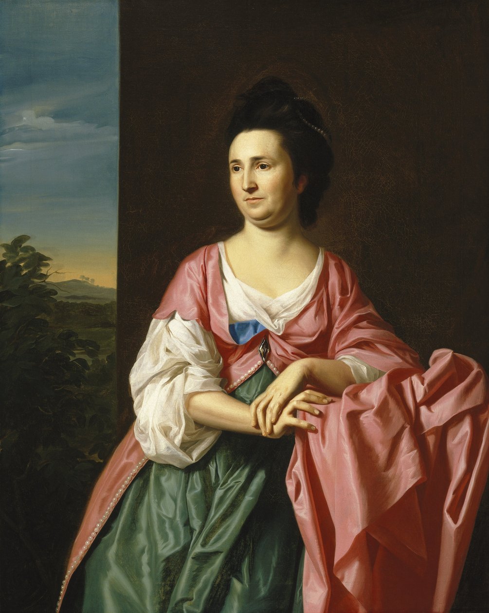 Bayan. Sylvester Gardiner, kızlık soyadı Abigail Pickman, eskiden Mrs. William Eppes by John Singleton Copley