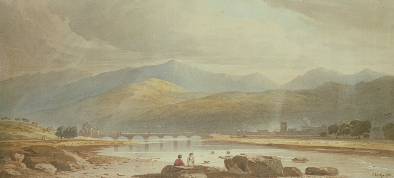 Dolgellau, 1811 by John Varley
