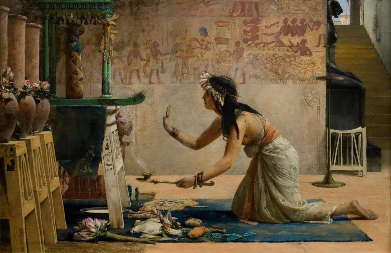 Mısır Kedisinin Duaları by John Weguelin