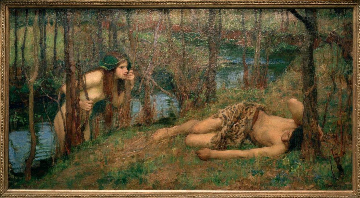 Bir Naiad by John William Waterhouse