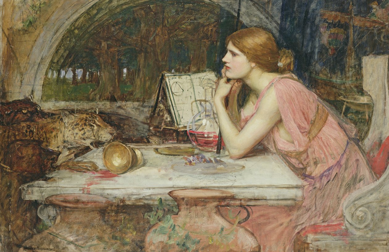 Circe (Büyücü) 1911 by John William Waterhouse