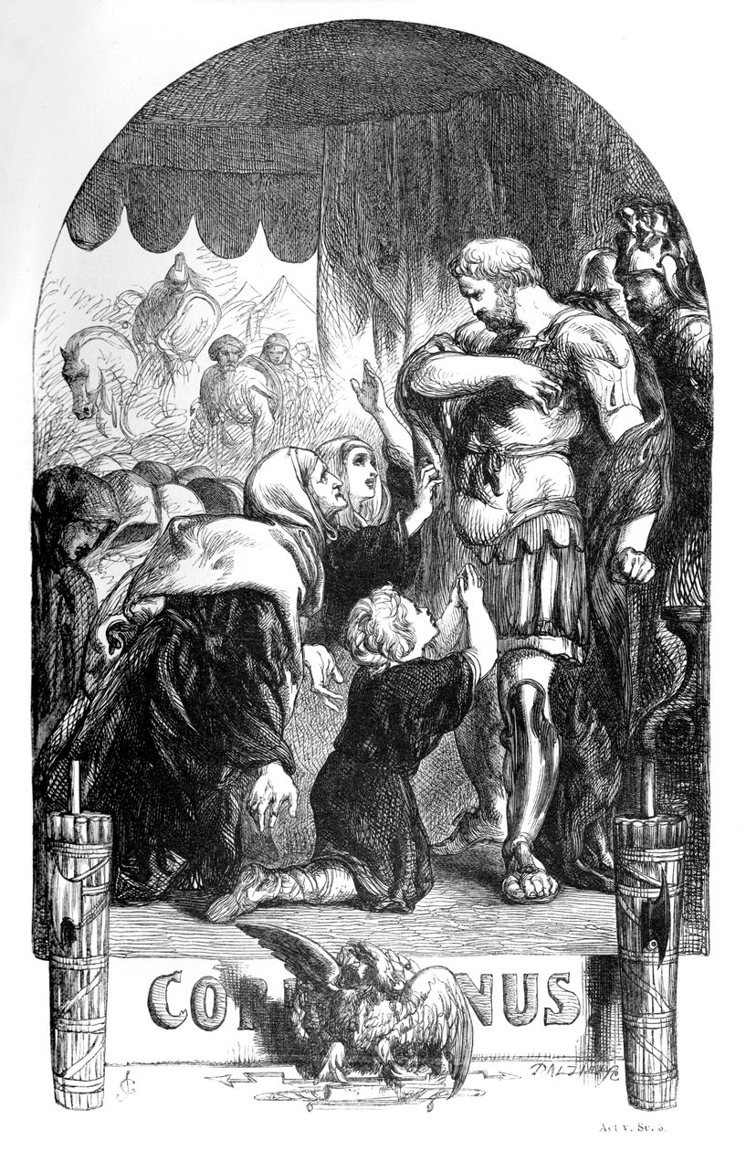 koriolanus by John (after) Gilbert