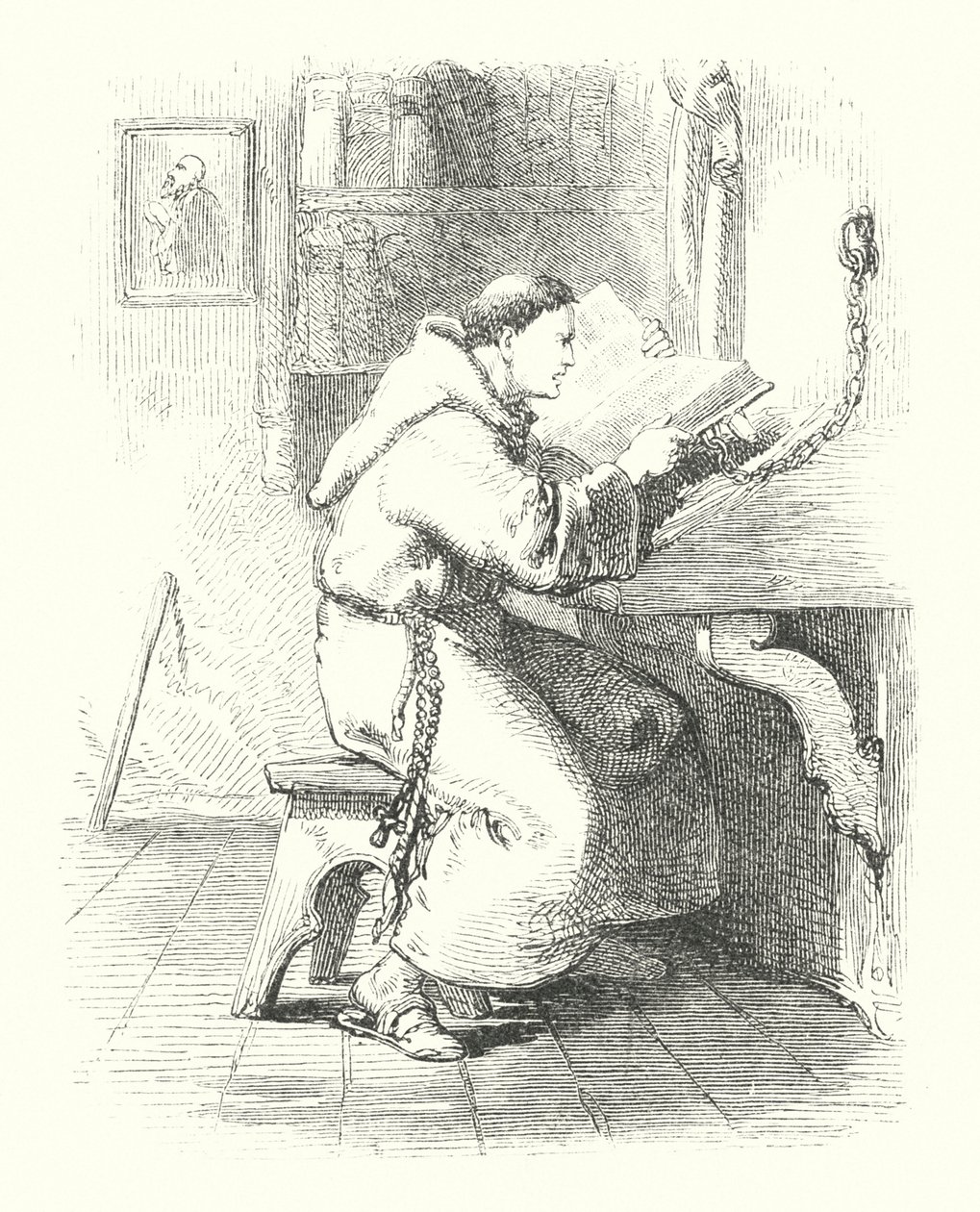 Gerçek Rehber (gravür) by John (after) Gilbert