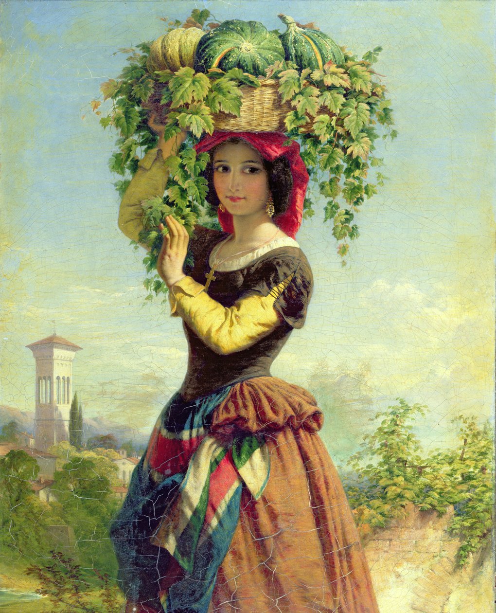 İtalyan Meyve Satıcısı by John Adam P. Houston