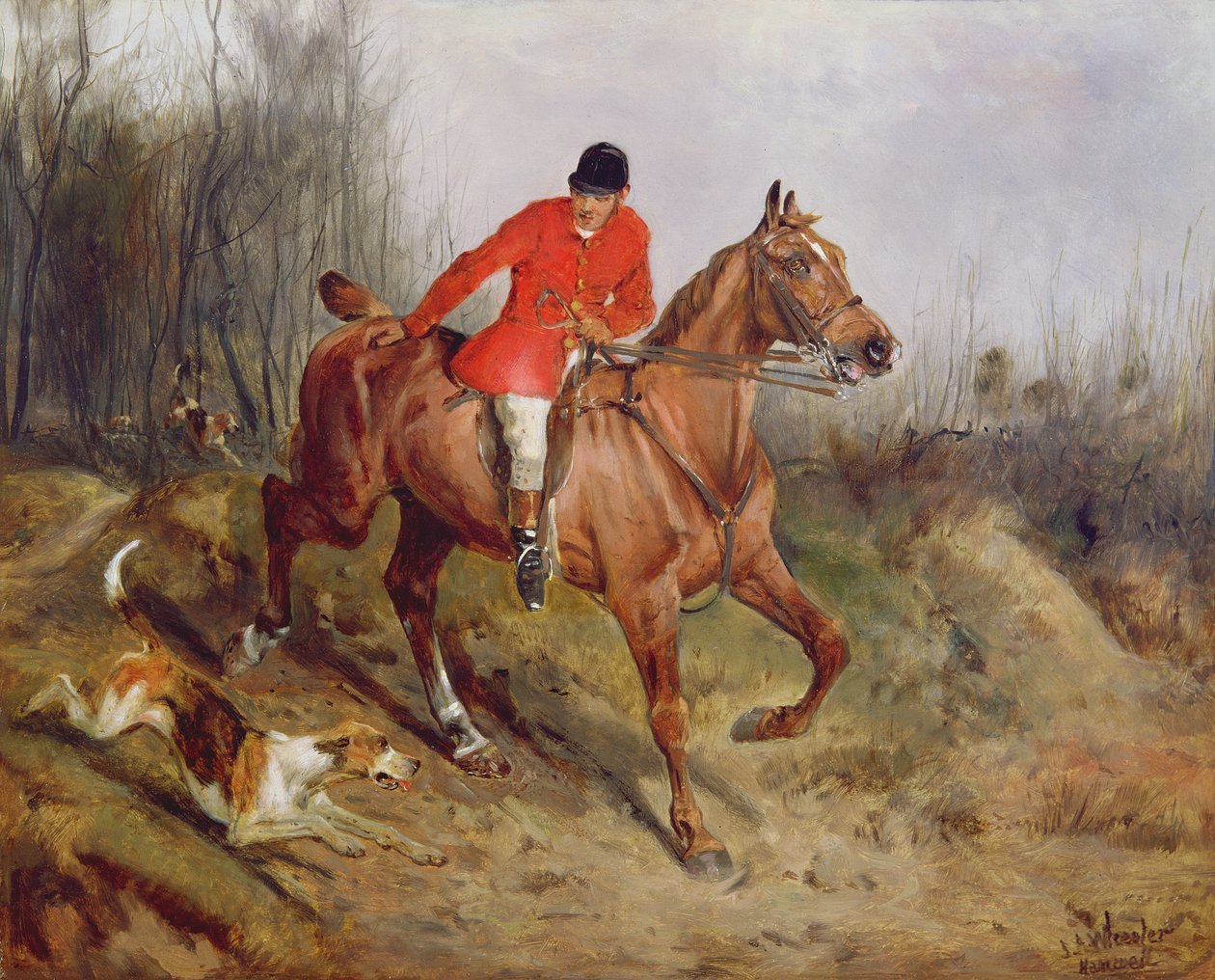 avlanma sahnesi by John Alfred Wheeler
