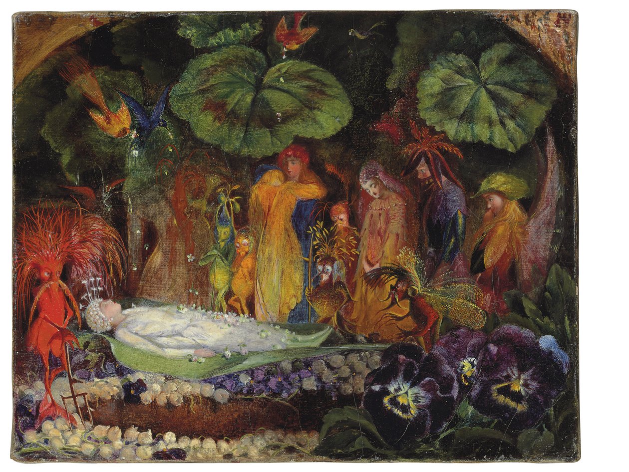 Peri Kraliçesinin Ölümü by John Anster Fitzgerald