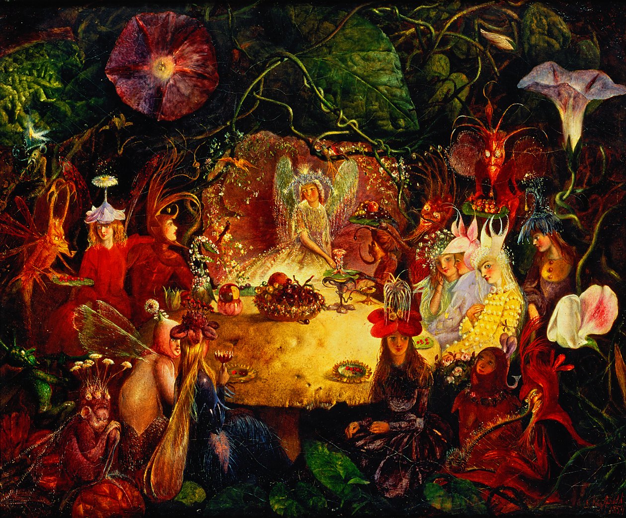 Perilerin Ziyafeti, 1859 by John Anster Fitzgerald