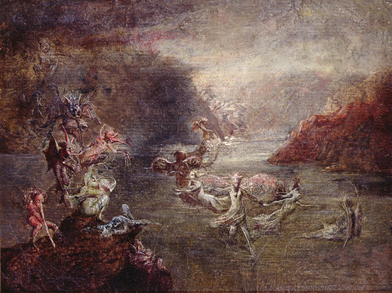 Peri Gölü (gemideki yağ) by John Anster Fitzgerald