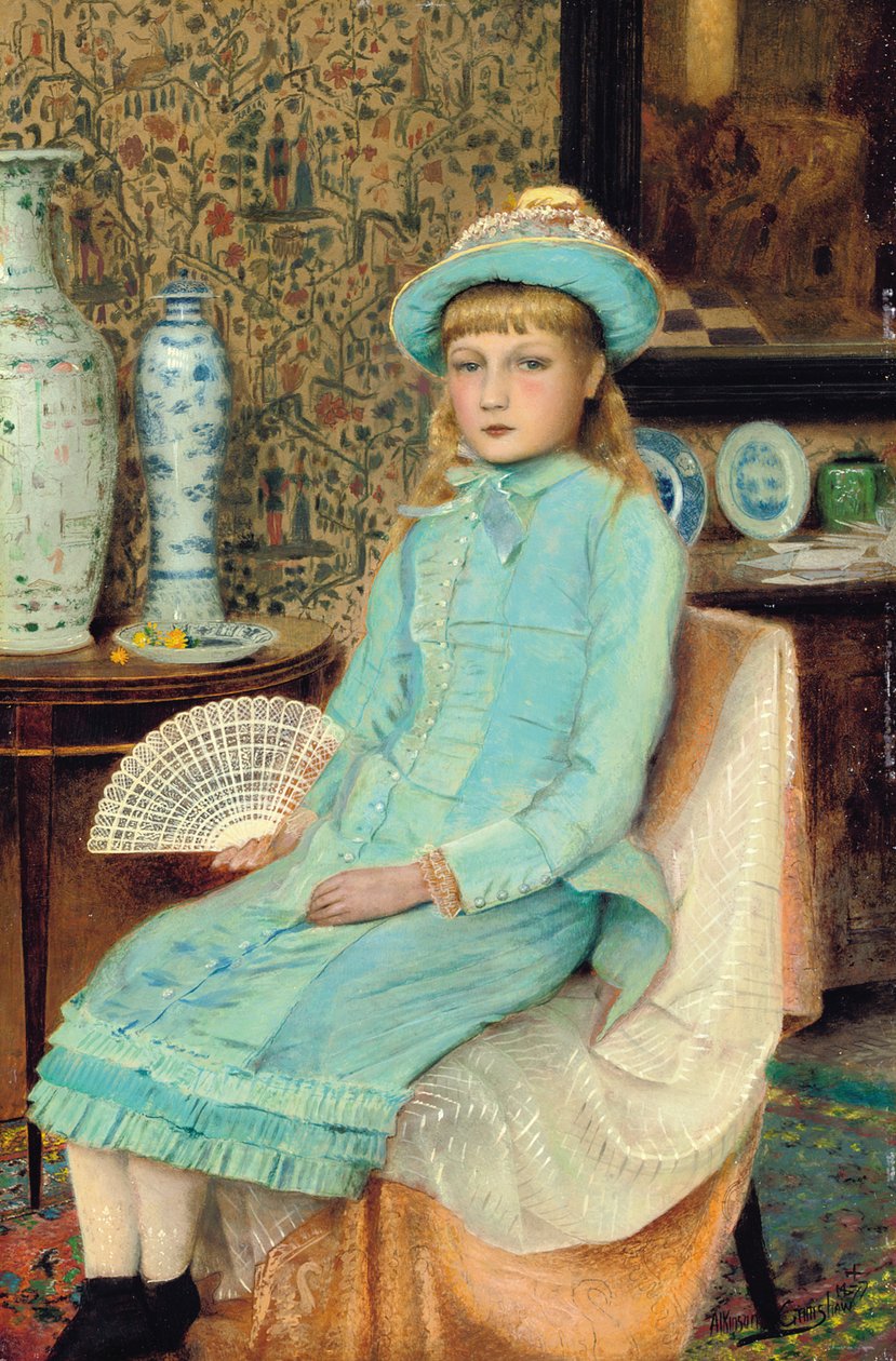 Mavi Belle, 1877 by John Atkinson Grimshaw