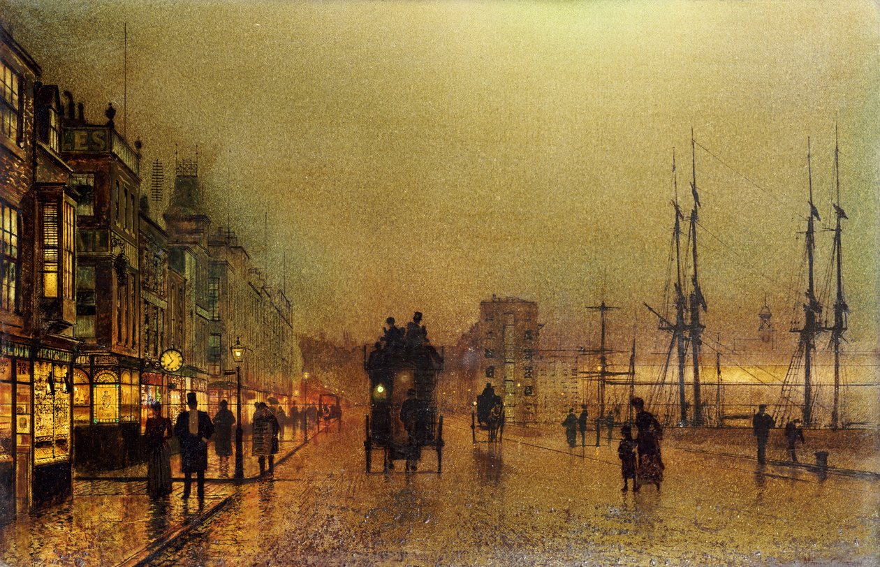 Glasgow by John Atkinson Grimshaw