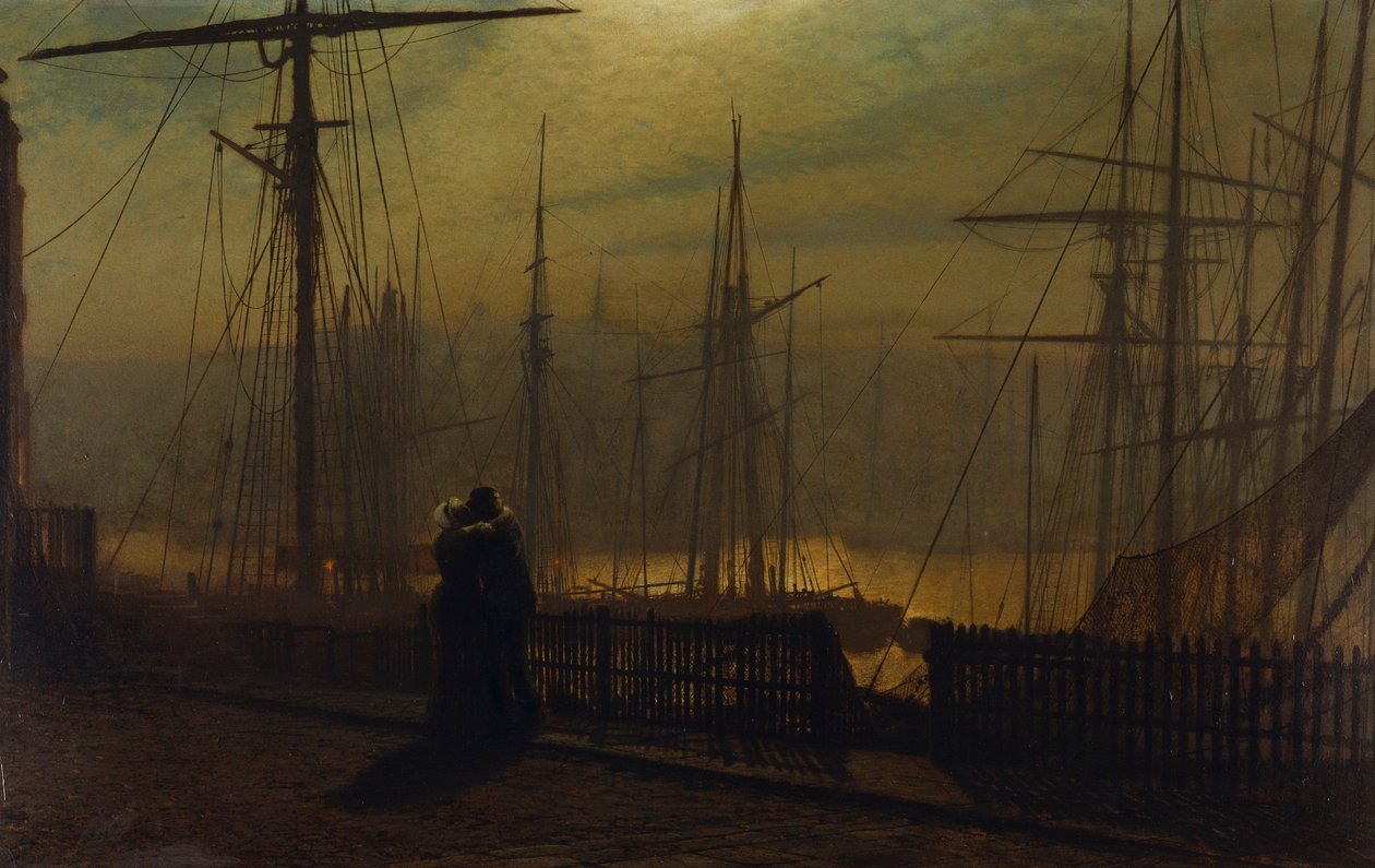 Yine evdeyim by John Atkinson Grimshaw
