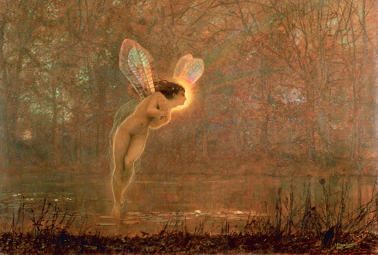 İris by John Atkinson Grimshaw