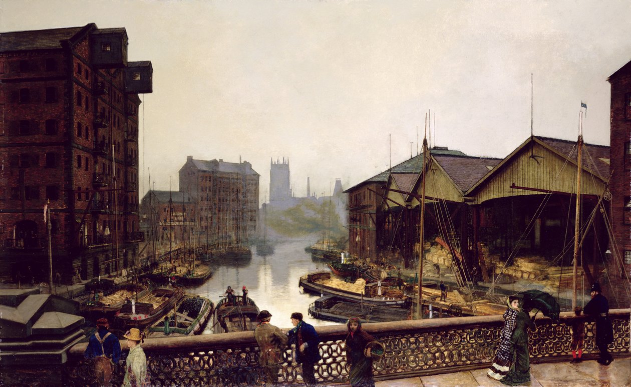 Leeds Bridge by John Atkinson Grimshaw