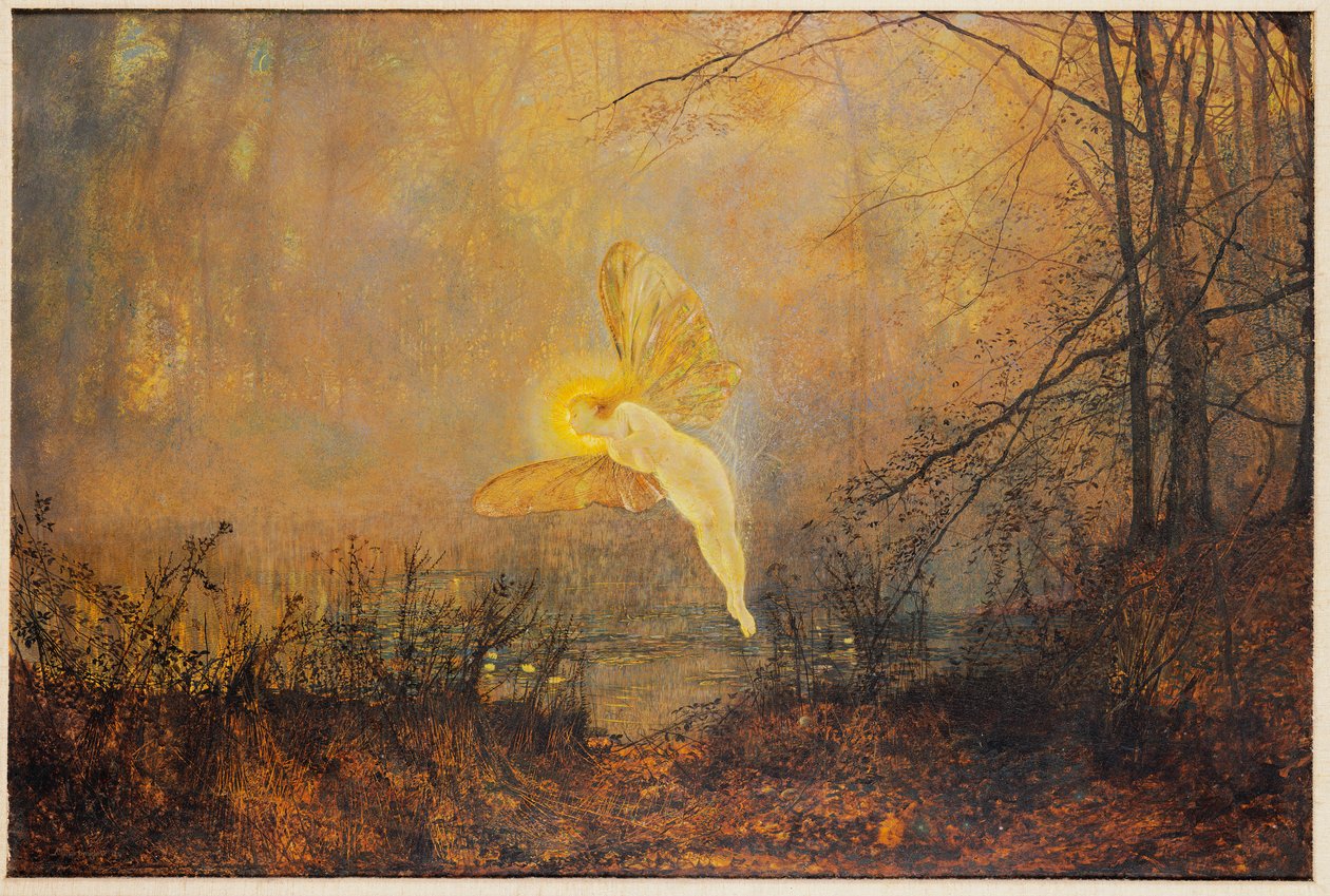 Yaz Gecesi veya "İris", 1876 by John Atkinson Grimshaw