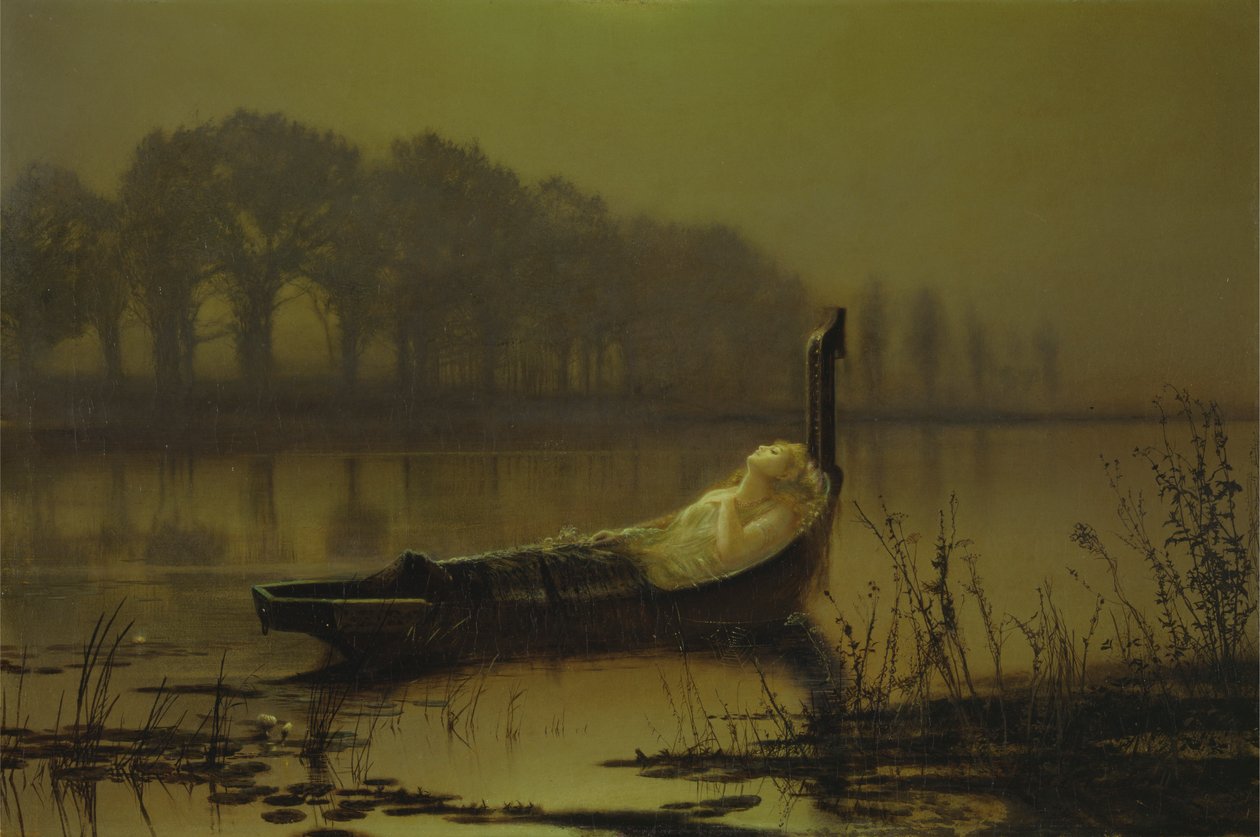 "Shalott Leydisi" by John Atkinson Grimshaw