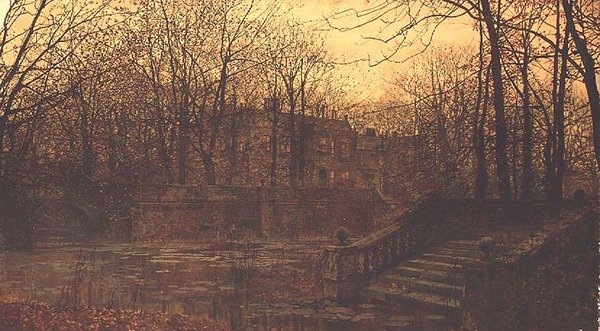 Moated Grange by John Atkinson Grimshaw