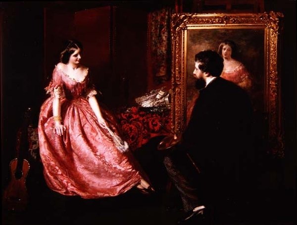 Sanatçı ve modeli by John Ballantyne