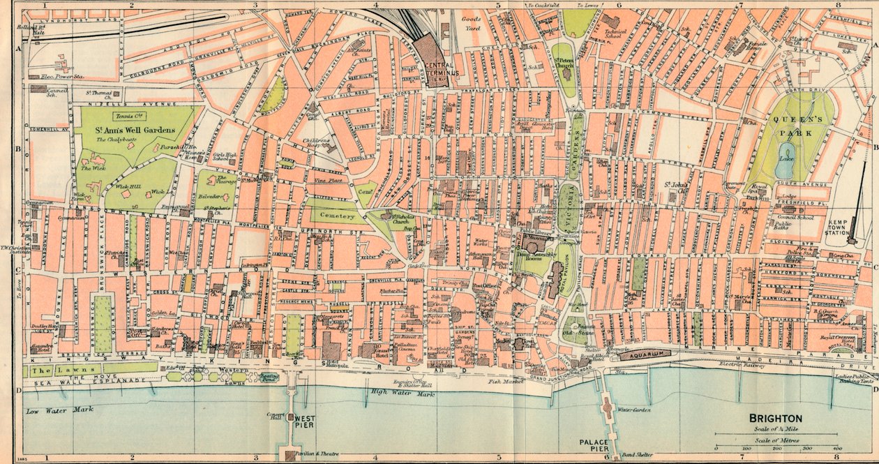 Brighton, c20th Century by John Bartholomew