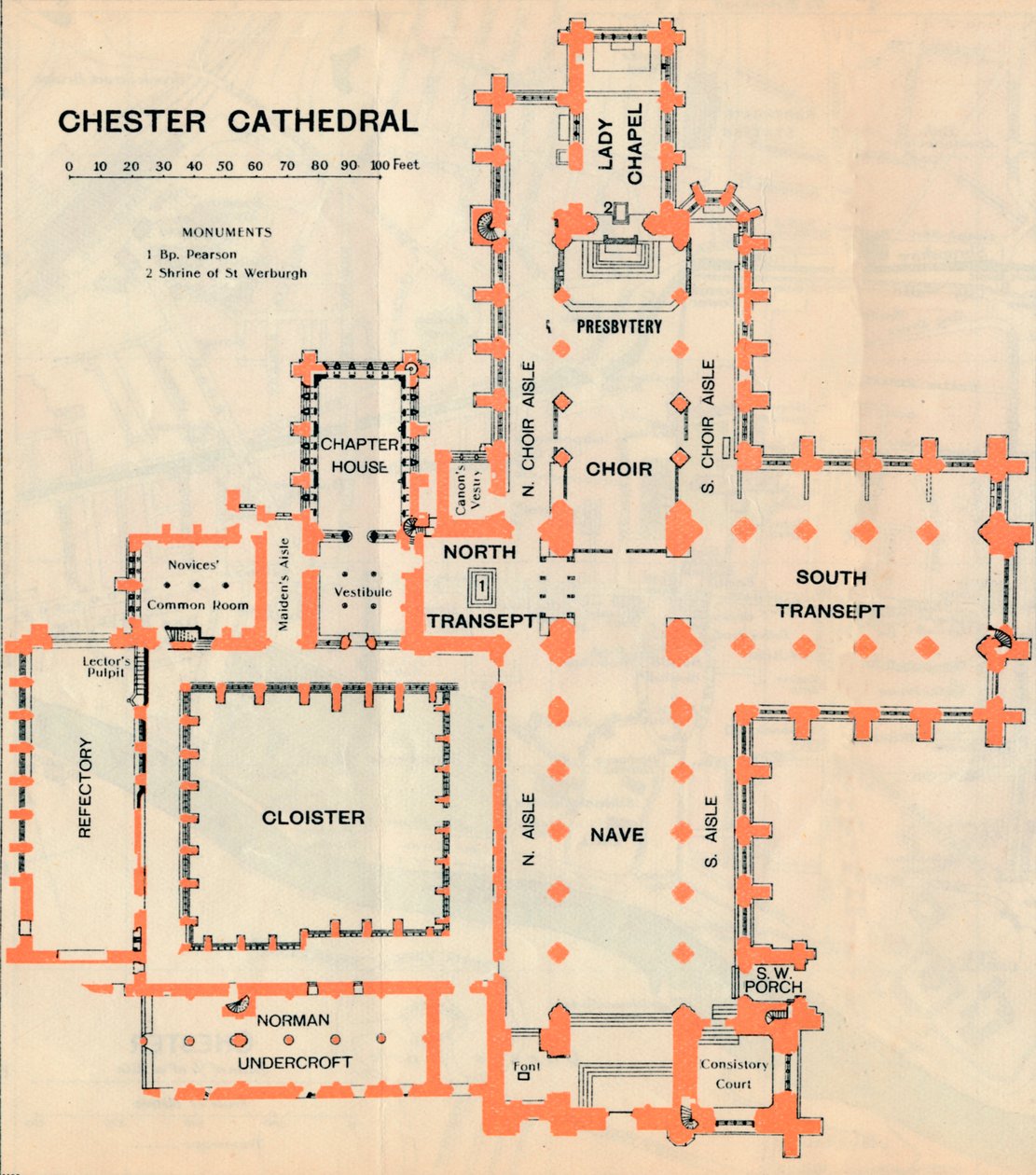 Chester Katedrali, c20th Century by John Bartholomew