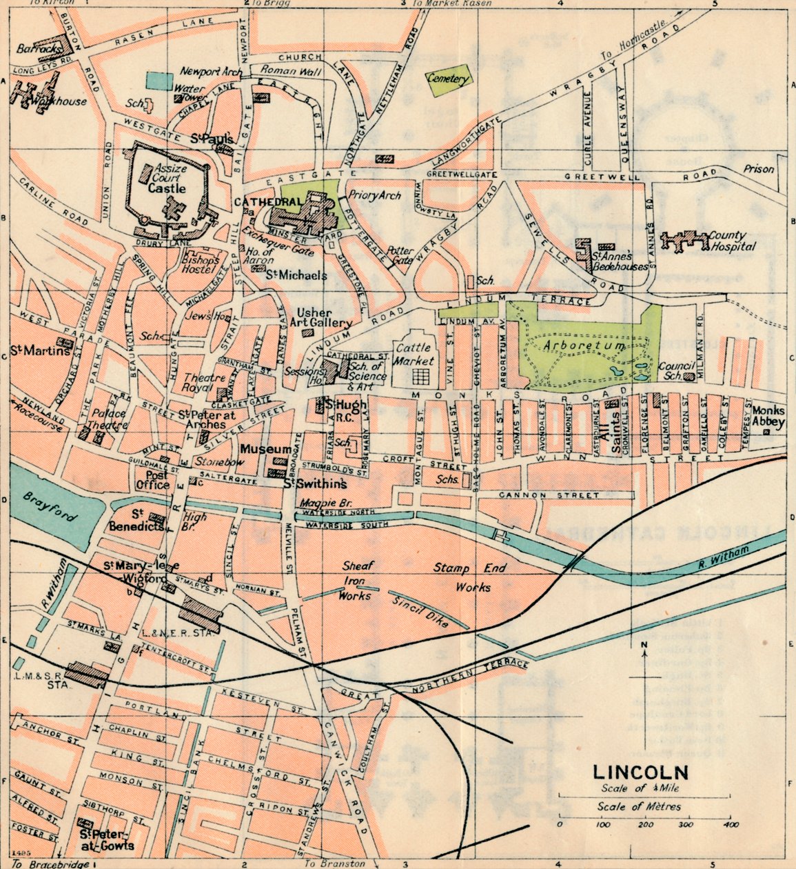 Lincoln, c20th Century by John Bartholomew