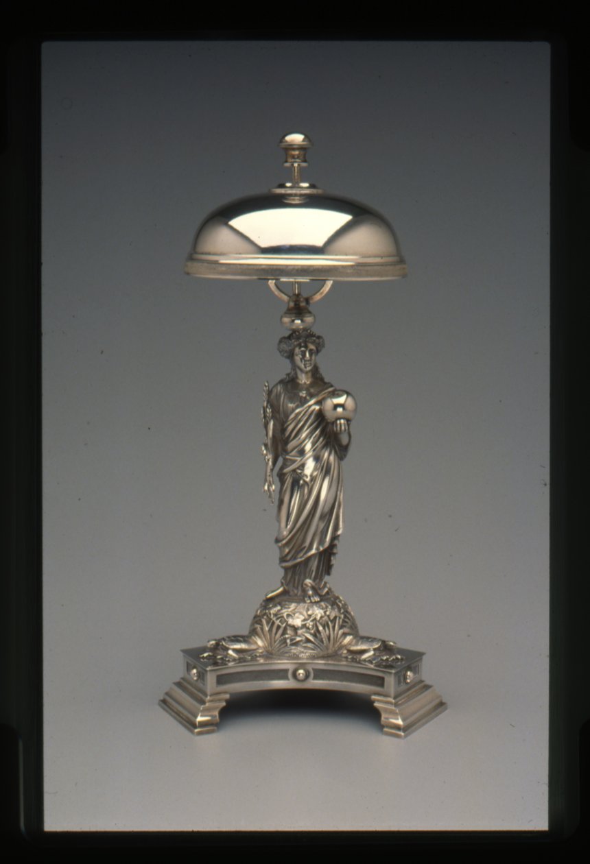 Akşam yemeği zili, c.1860-70 (gümüş) by John Bogert