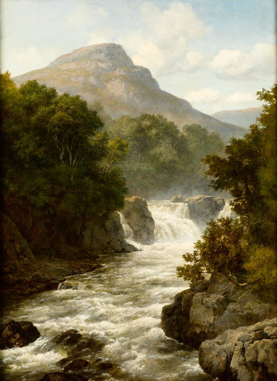 Highland Şelalesi, İskoçya by John Brandon Smith
