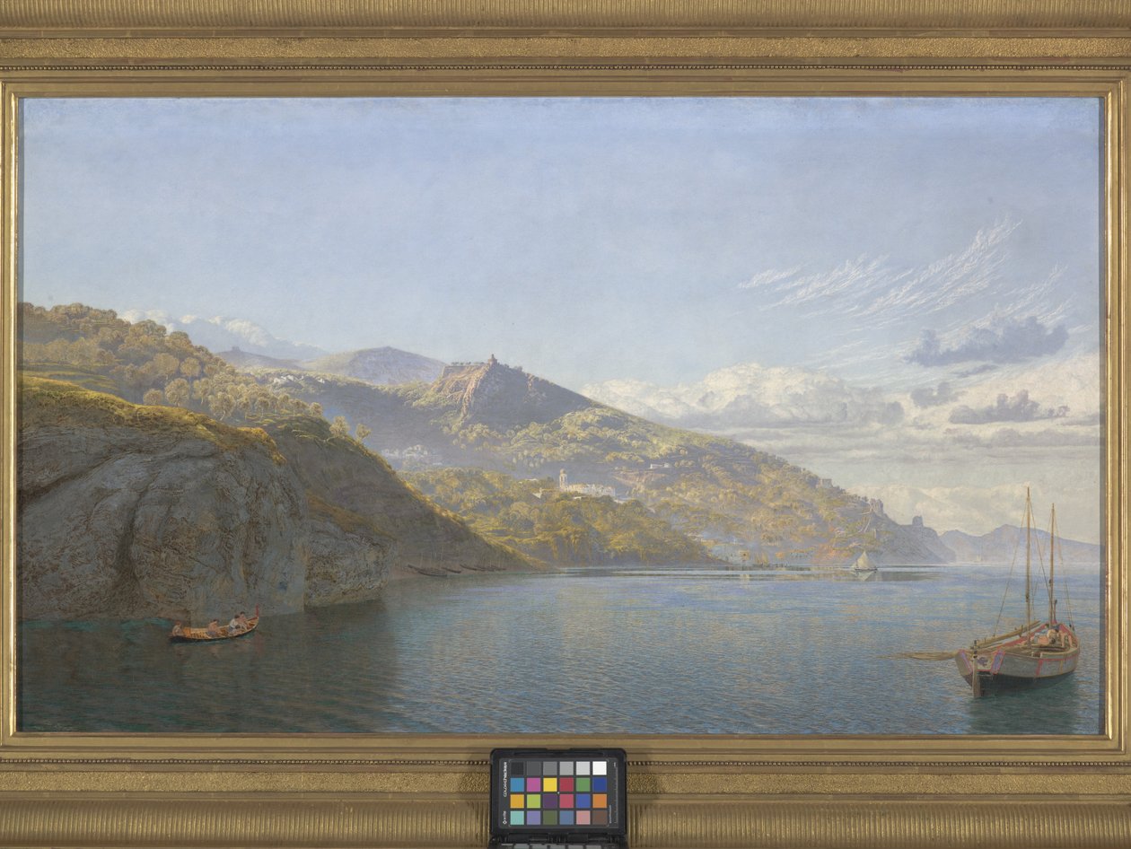 Massa, Napoli Körfezi (tuval üzerine yağlıboya) by John Brett