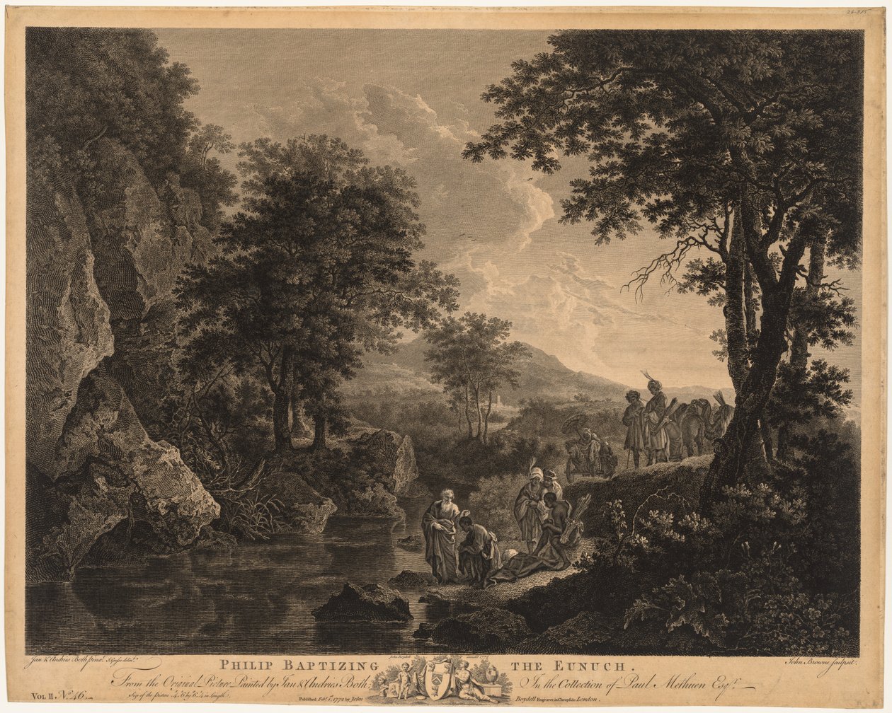 Filipus Hadımı Vaftiz Eder by John Browne