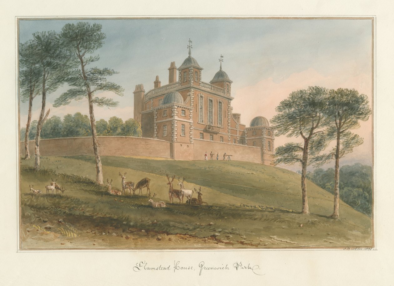 Kent - Greenwich Parkı - Hamstead Evi by John Buckler