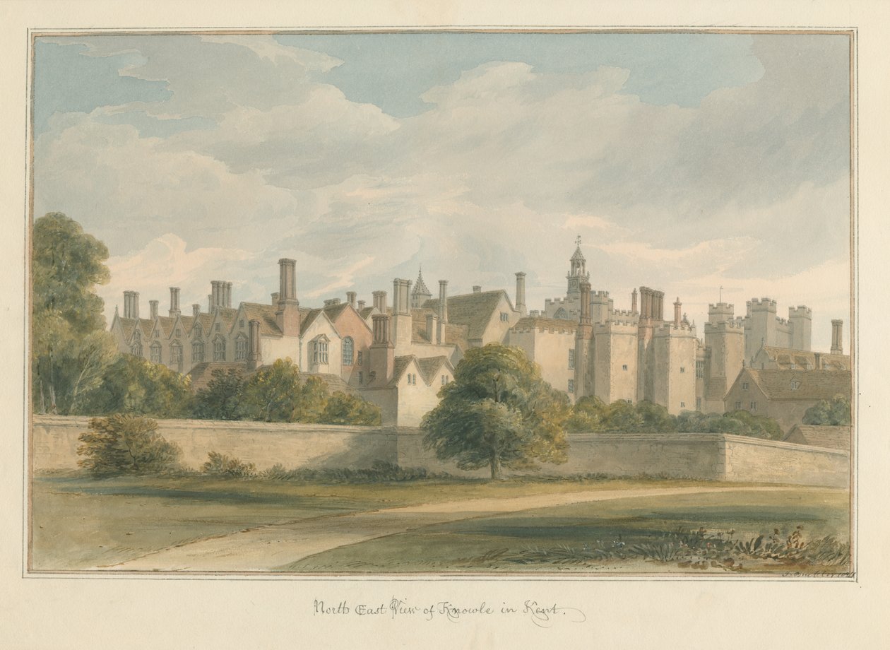 Kent - Knowle, 1811 by John Buckler