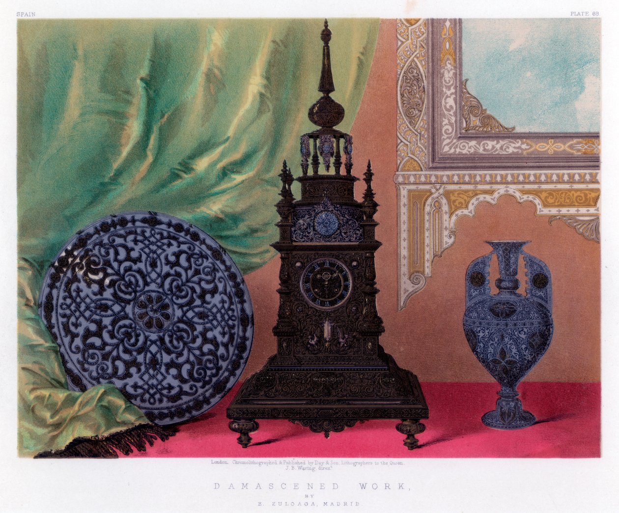Şamlı Eser, 19. yüzyıl. by John Burley Waring