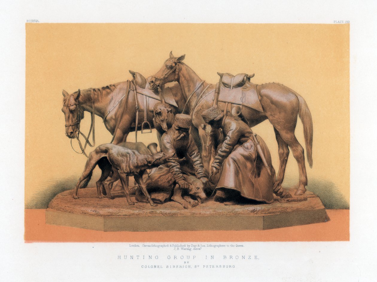 Bronz Av Grubu, 19. yüzyıl. by John Burley Waring
