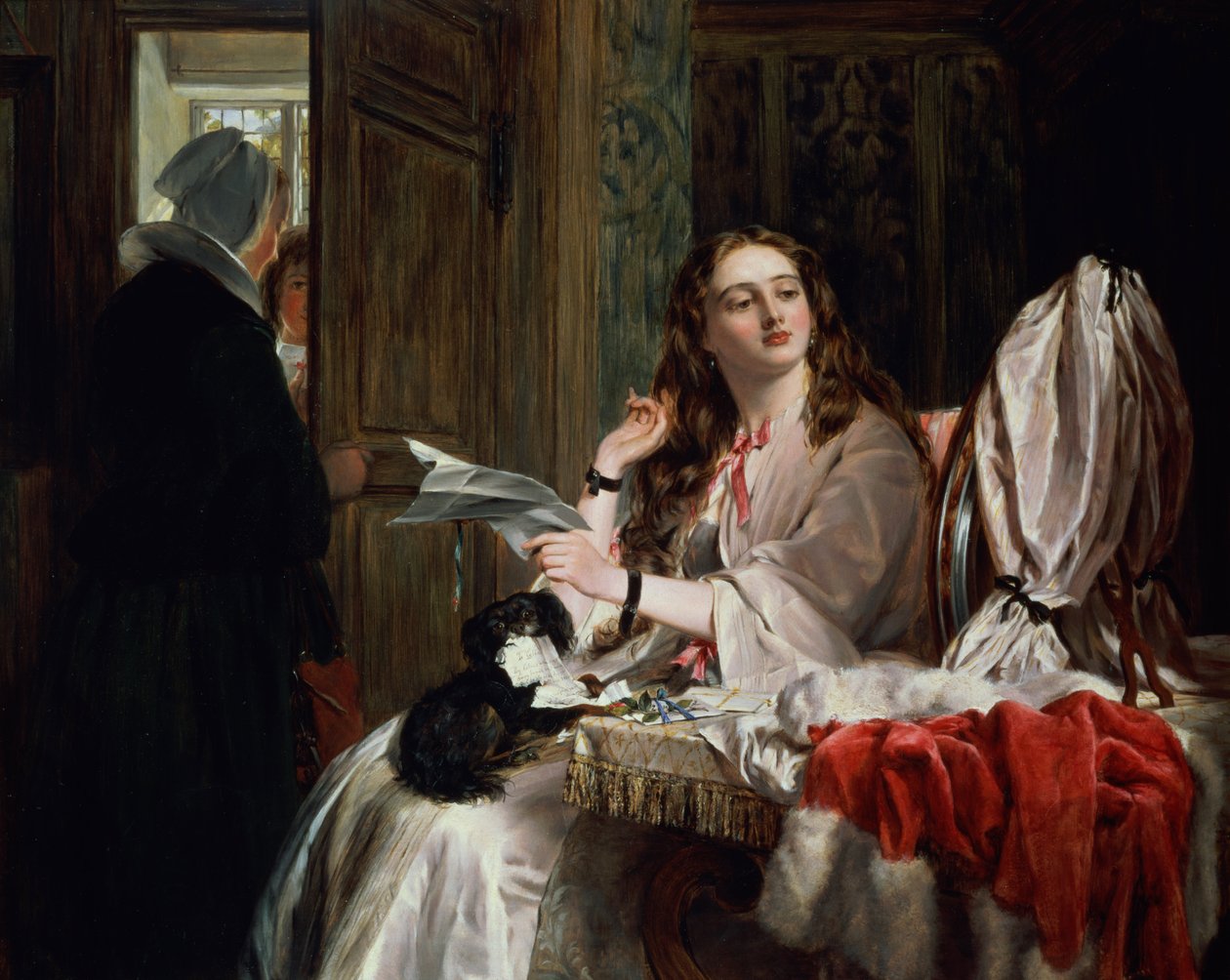 Sevgililer Günü Sabahı, 1863 by John Callcott Horsley