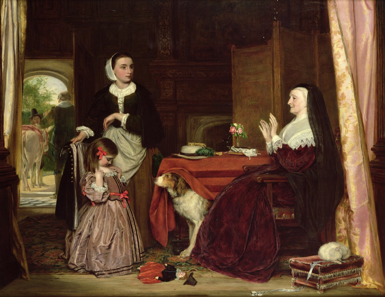 Yeni Elbise, 1865 by John Callcott Horsley