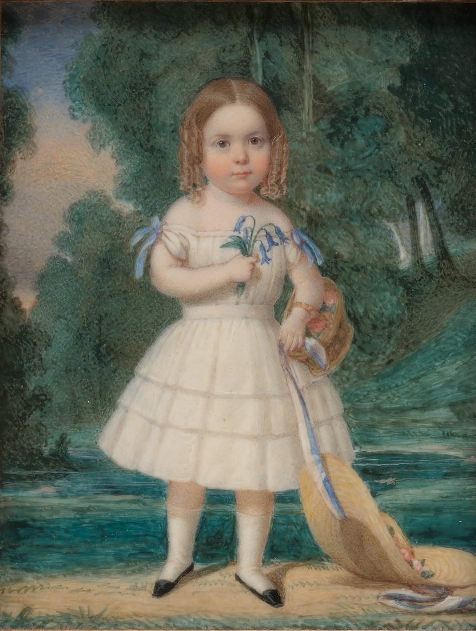 Florine Turner, 1845. by John Carlin