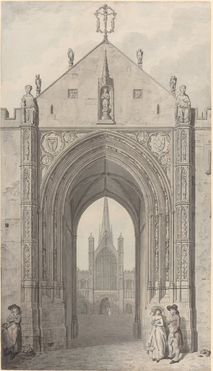 Erpingham Kapısı, Norwich by John Carter