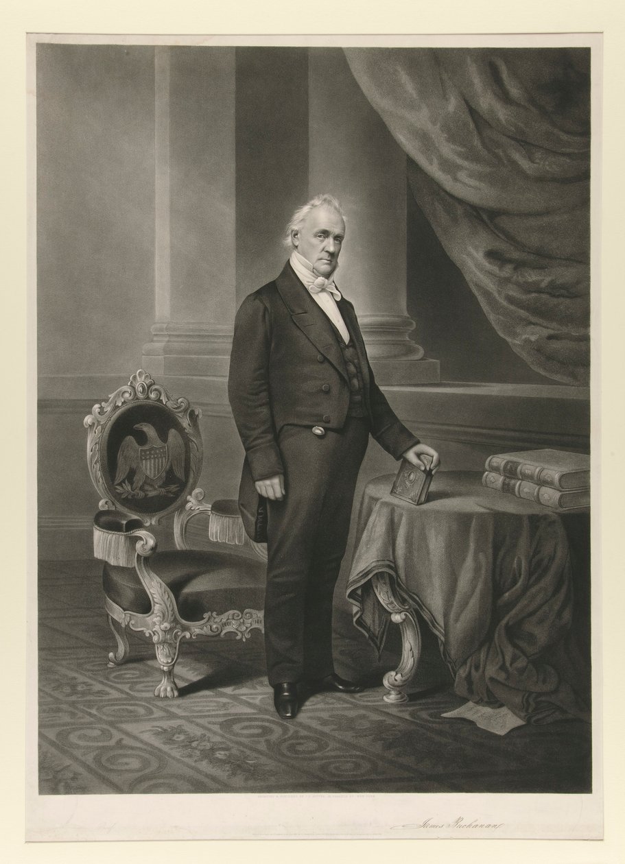 James Buchanan (Faks İmzası) by John Chester Buttre