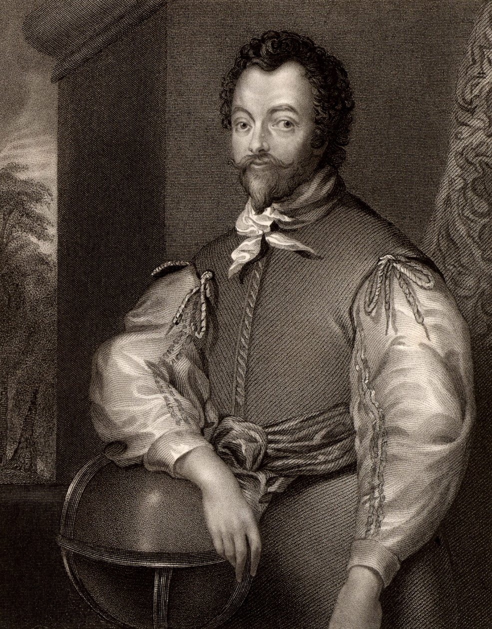 Francis Drake'in portresi by John Cochran