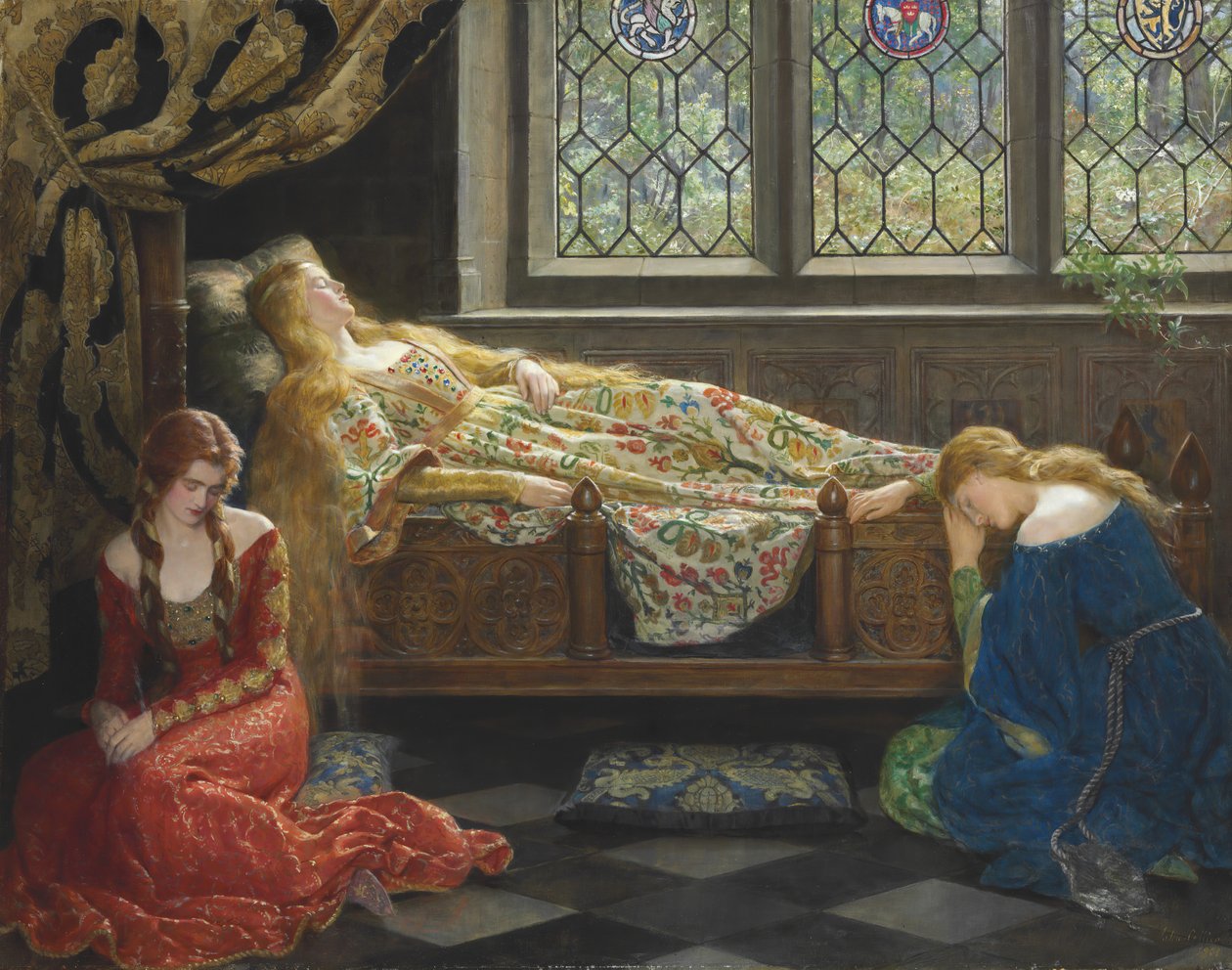 Uyuyan güzel. by John Collier
