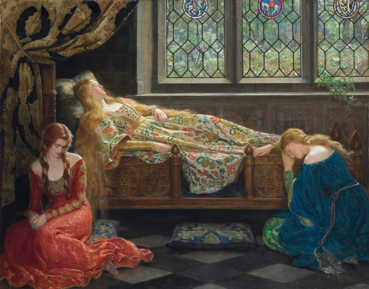 Uyuyan güzel by John Collier