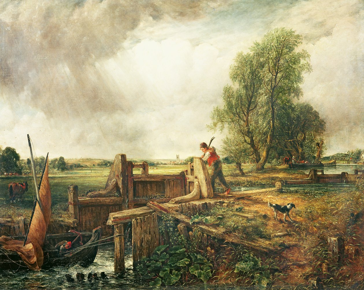 Kilidi Geçen Bir Tekne by John Constable