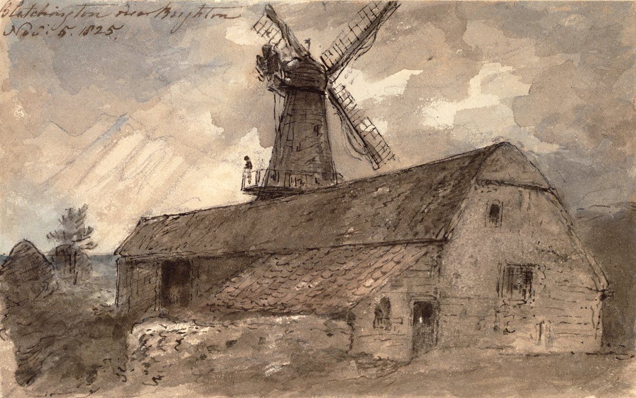 Brighton yakınlarındaki Blatchington by John Constable